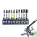 1/4 Screwdriver Bit Set 11pcs Magnetic Drill Bits Hex Shank Impact Driver Torx Cross Hex Plum Blossom Head White Grey