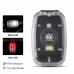 WESBIKING Mini Portable Bike Taillight 4 Light Modes USB Rechargeable 180 Wide Angle PX5 Waterproof White Red Warning Bicycle Back Light for Cycling Running Hiking