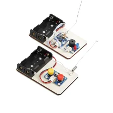 Wooden Telegraph Model Assembly Kit DIY Children's Science Experiment Education Toy Student Technology Small Production