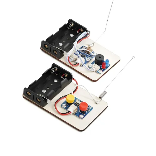 Wooden Telegraph Model Assembly Kit DIY Children's Science Experiment Education Toy Student Technology Small Production