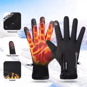 XANEOutdoor Winter Gloves Motorcycle Touch Screen Snow Glove Waterproof Thermal Gloves for Riding Skiing Fishing