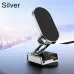 Universal Car Magnetic Mobile Phone Holder Metal Folding Car Mount Magnetic 360 Adjustable Rotating Phone Mount Height Adjustable Positioning Rotating