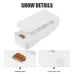 Portable Bag Heat Sealer Plastic Package Storage Bag White Mini Home Sealing Clip Food Snack Fruit Fresh Keeping Gadgets