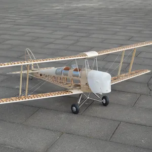 Tony Ray's Aero Model DH.82 Tiger Moth 1/6 Balsawood 1500mm Wingspan RC Airplane KIT