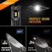 NightEye Auto Lighting A315-S10 2PCS 6500K White LED Car Headlight Bulbs 22000LM/Pair LED Front Headlamp IP68 Waterproof