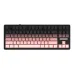 Delux KM87PRO Mechanical Gaming Keyboard Three-mode Gasket Structure Hot Swappable 87 keys Layout RGB Two-color Injection PBT Keycaps Rechargeable Wired E-sports Gamer Keyboards