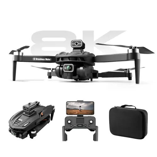 WLRC V168 PRO MAX GPS 5G WiFi FPV with HD Dual Camera Servo Gimbal 360 Intelligent Obstacle Avoidance Optical Flow Hover Brushless Foldable RC Drone Quadcopter RTF