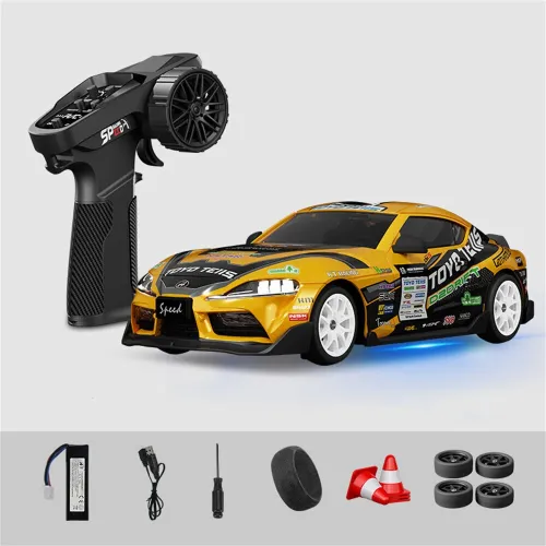 Hstar D24-01Q1- D24-01S7 RTR 1/24 2.4G 4WD Drift RC Car Gyro Mini Full Proportional LED Light Remote Control High-Speed Motor On-Road Racing Vehicle Model Boys Gifts Toys