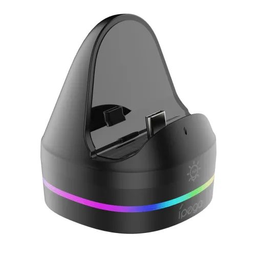 For Switch 2 Console Charging Dock Portable Single Dock with RGB Lighting IPEGA PG-SW2122
