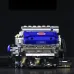 TUOMU T1112 Motor Driven MOC V8-TURBOCHARGED ENGINE Building Blocks Assembly Kit for Children Gift Brick Toys
