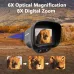 40MP 2.5K Infrared Telescope Monocular 984ft Night-Vision Distance Photo Video Record 6X Optical Magnification 8X Digital Zoom