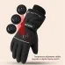 Winter Thickened Electric Heated Gloves Waterproof Design Touchscreen Compatibility Adjustable Temperature Warm for Cycling Skiing