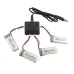 3.7v One To Four Small White Head Charger Toy Battery Quadcopter With Overcharge Protection Drone Accessories