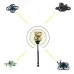 Maple Wireless Light 1S 5.8Ghz 2dBi Circular Polarization Lollipop FPV Antenna RHCP IPEX for Acrobee Mobula7 Mobula8 BETAFPV 1S FPV Tinywhoop RC Drone