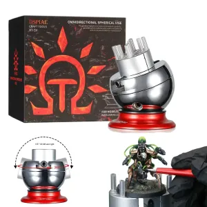 AT-SV Omnidirectional Spherical Vise 360 Degree Rotation Ball Vise CNC Precision Steel Adjustable Clamping Tools for Handmade Craft Models