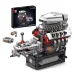 Mould King 10215 / 10216 / 10224 / 10225 / 10226 Technical Motorized  Valkyrie V12 / V8 FE Supercar Engine Building Block Assembly Kit Kid Christmas Gift