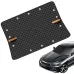 Universal Magnetic Car Snow Cover Thickened Frostproof Car Hood Half Cover Front Windshield Cover For All Seasons