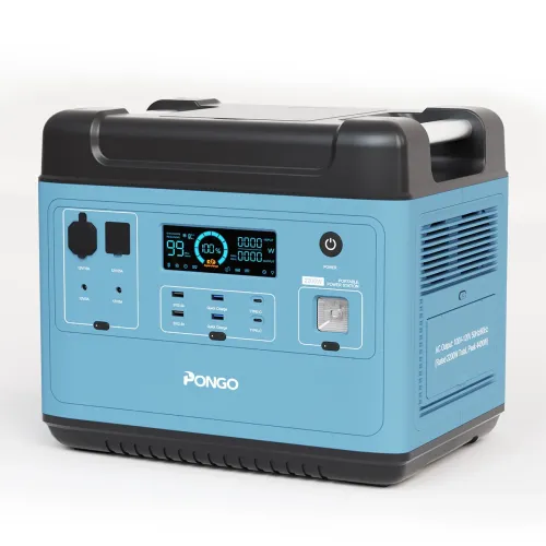 UDirect PONGO PSN2200 2000Wh Portable Power Station LiFePO4 Battery Pack Solar Generator with 6 110V/2200W Pure Sine Wave AOutputs Portable Generator with 25A RV Output for Outdoor Camping