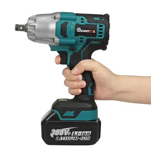 MUSTOOL 388VF 800N.m Brushless Cordless Electric Wrench 3 in 1 Switch for Tire Removal