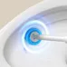 Tevorex Electric Toilet Brush Wall-Mounted Household Toilet Cleaning Brush Disposable Head Replacement Bathroom Cleaning Tool