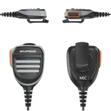 Waterproof Handheld Microphone Shoulder Mic Handheld Mic Universal K Head for Baofeng Walkie Talkie