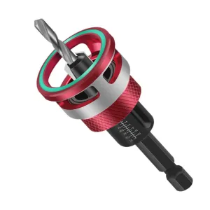 3PCS Countersink Drill Bit Set with Depth Stop High-quality 6542 Steel and Aluminum Alloy Multi-size for Woodworking Precision Drilling and Ease of Use