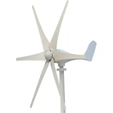 Wind Controller S-Shaped 6-Blade Wind Turbine Power Generator Inverter 300W Auto-Charging 12V/24V Efficient Energy Conversion IP6 Protection Easy Installation 300W