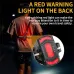 Waist Strap Running Light IPX4 Waterproof USB Charging Chest Light High Brightness Night Safety Warning Light