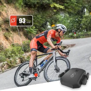 IGPSPORCAD70 Bike Cadence Sensor Wireless Bluetooth ANT+ 300H Battery Life IPX7 Waterproof Cadence Sensor for Bike Computer