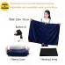 TENGOO USB Electric Heated Shawl 100*70cm Soft Flannel Heated Wrap Blanket Winter Wearable Fast Heating Electric Throw Blanket for Office Outdoor Camping