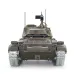 Tongde Model Chaffee M24 RTR 1/16 2.4G RC Battle Tank Smoke Sound Shooting LED Light Simulated Vehicles Model RTR Toys