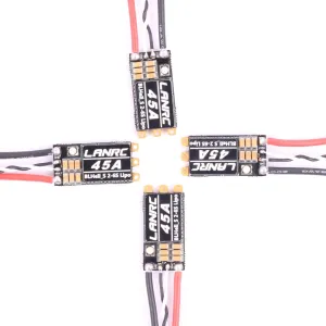 LANRC 35A / 45A BLHeli_S 2-6S ESC with RGB LEDs Supports DShot150 300 600 for FPV Racing Drone