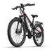EDIRECT RANDRIDYG90B Black 48V 17AH 1000W Recommended Top Speed 25KM/H 27.5*2.4 Inch Electric Bicycle 80-90KM Mileage Range Max Load 120KG