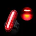 Bike Taillight 600mAh Battery 4 Light Modes USB-Rechargeable IPX6 Waterproof Wear-resistant Lightweight Bicycle Rear Light for Night Cycling