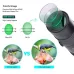 IPRee 10-300x40 Zoom Telescope H4K Portable Strong Long Range Professional Monocular BAK4-Prisms For Hunting Camping