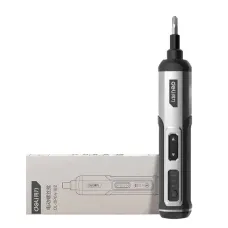 Deli Electric Screwdriver 4V Lithium Battery 2000mAh 300rpm 5Nm Torque LED Light 3-Speed Adjustment Portable Power Tool Set