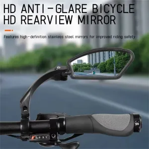 BENGGUO 1pcs MTB Reflection Mirror 360 Rotatable HRearview for 20-24mm Handlebar Diameter Bike Riding Accessories