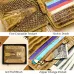 Ekphero Mens Wallet Genuine Leather Crocodile Pattern Short Coin Purse Luxurious High-Quality Multi Slot Thick Anti-Theft Card Bag