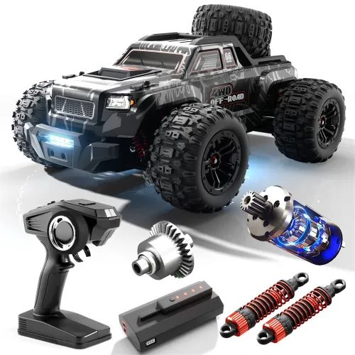 SMRC 1613 RTR 1/16 2.4G 4WD 45km/h Brushless RC Car High Speed Off-Road Truck LED Light Full Proportional Metal Differential Drive Shaft Vehicles Models Toys