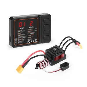 WSDT-60A RC Sensorless brushless waterproof ESC With Programming Card Combination Set for 1/10 RC Car