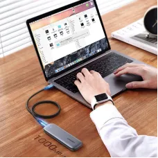 UGreen US355 5A 100W Type-C to Type-C Coaxial Cable PD QC4+ Fast Charging Data Transmission Copper Core Line 1M Long for iPhone 15 14 13 for Huawei Mate60 Pro for Xiaomi Civi 5 for NS for MacBook Pro15