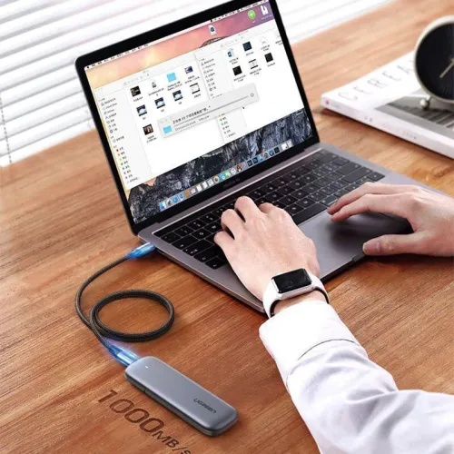 UGreen US355 5A 100W Type-C to Type-C Coaxial Cable PD QC4+ Fast Charging Data Transmission Copper Core Line 1M Long for iPhone 15 14 13 for Huawei Mate60 Pro for Xiaomi Civi 5 for NS for MacBook Pro15