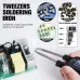 Handskit T12 220V High-Power Cell Phone Repair Tweezer Soldering Station Smd Capacitor Resistor Repair Soldering Station STM32 Chip With Euro Gauge Power Cord