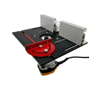 Aluminum Alloy X8 Router Table Insert Plate Woodworking Milling Flip Board Miter Gauge Trimming Engraving Machine