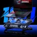 Z36C Laptop Cooling Stand Dual 14cm Fans 100 Speed Adjustable 5 Angle Tilt RGB Lighting Sealed Cooling Universal Gaming Laptop Cooler