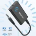 BlitzMax BT05 Transmitter Receiver bluetooth V5.2 Apt Adaptive Low Latency HiFi Sound Dual Link Pairing 2 in 1 Audio Mini Portable Adapter for PC TV Wired Speaker