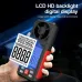 HABOTEST HT605 Digital Anemometer Portable Wind Speed Meter Windmeter LCD Backlight Display Temperature Humidity Meter