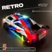88RC RC43-A1 RTR 1/43 2.4G 4WD Drift RC Car Gyro Alloy Body Shell Desktop Full Proportional Mini Race LED Light Radio Control High-Speed Motor On-Road Racing Vehicle Model Boys Gifts Toys