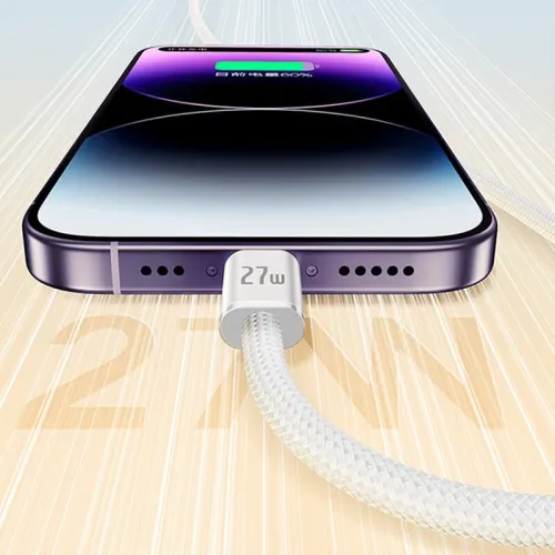 Baseus CB000178 PD27W Type-C to iP Magnetic Adsorption Cable PD Fast Charging Data Transmission Tinned Copper Core Line 1M Long for iPhone 8-14 Series