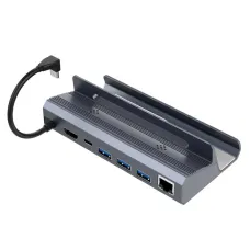 Bakeey 6-in-1 ROG Type-C Docking Station Steam Deck USB Hubs with USB3.0*3 PD100W Type-C 4K@60Hz HD Gigabit Ethernet